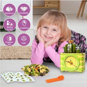 Bulding Blocks Camera Plant Pot Toy